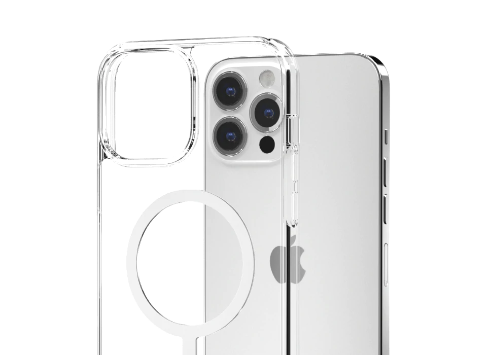 MagCrush MagSafe Shockproof Clear Case Shining as Crystal