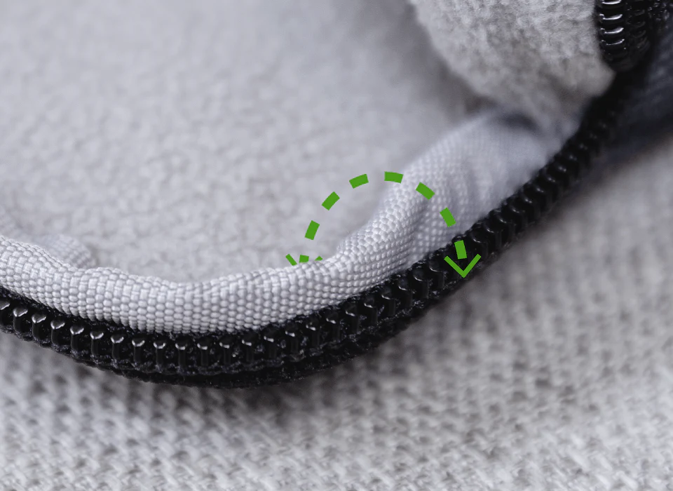 Urban MacBook Sleeve Zipper Protection Layer