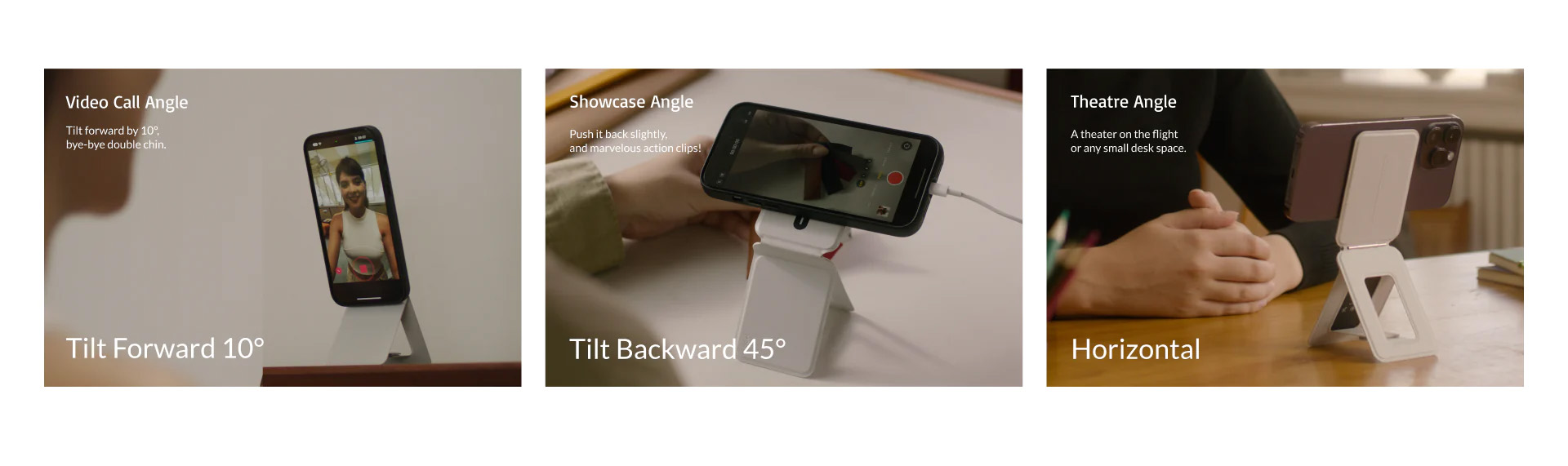 Snap Phone Tripod Stand MOVAS MagSafe Compatible - Tilt Angle