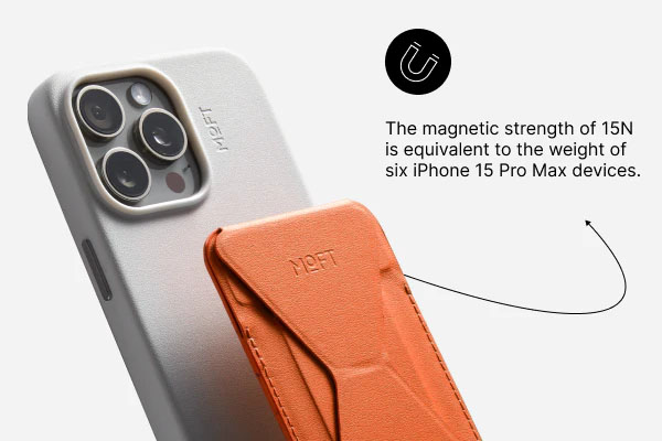 Moft MOVAS Snap On Phone Stand and Wallet 2x Stronger Magnets