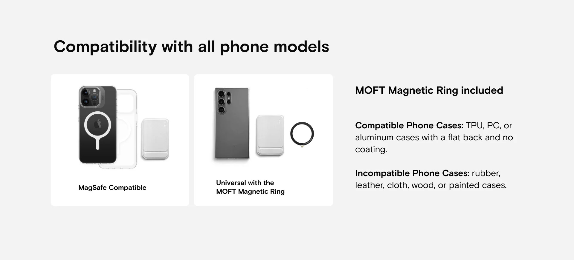 Snap Phone Tripod Wallet Movas Compatible with all phone models