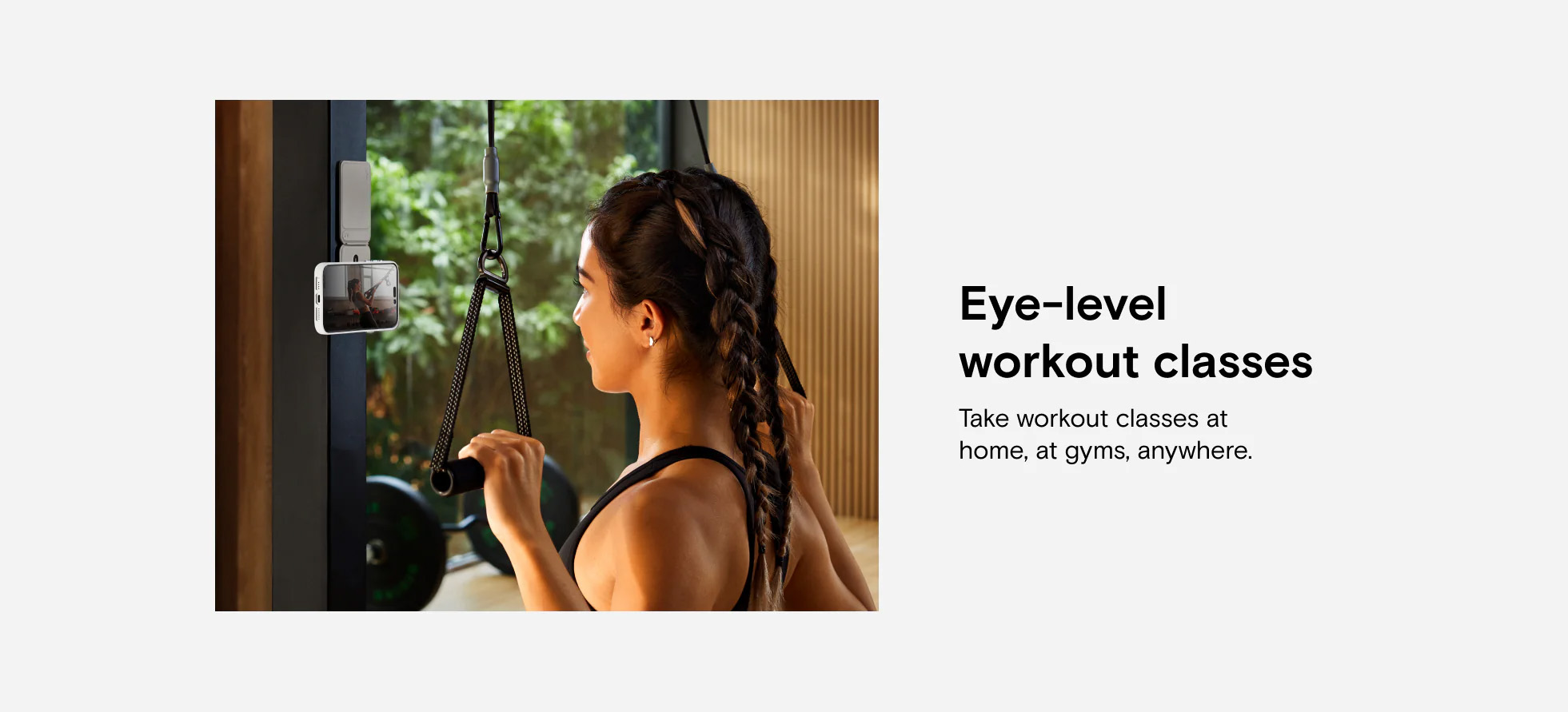 Snap Phone Tripod Wallet Movas Eye Level Workout Classes