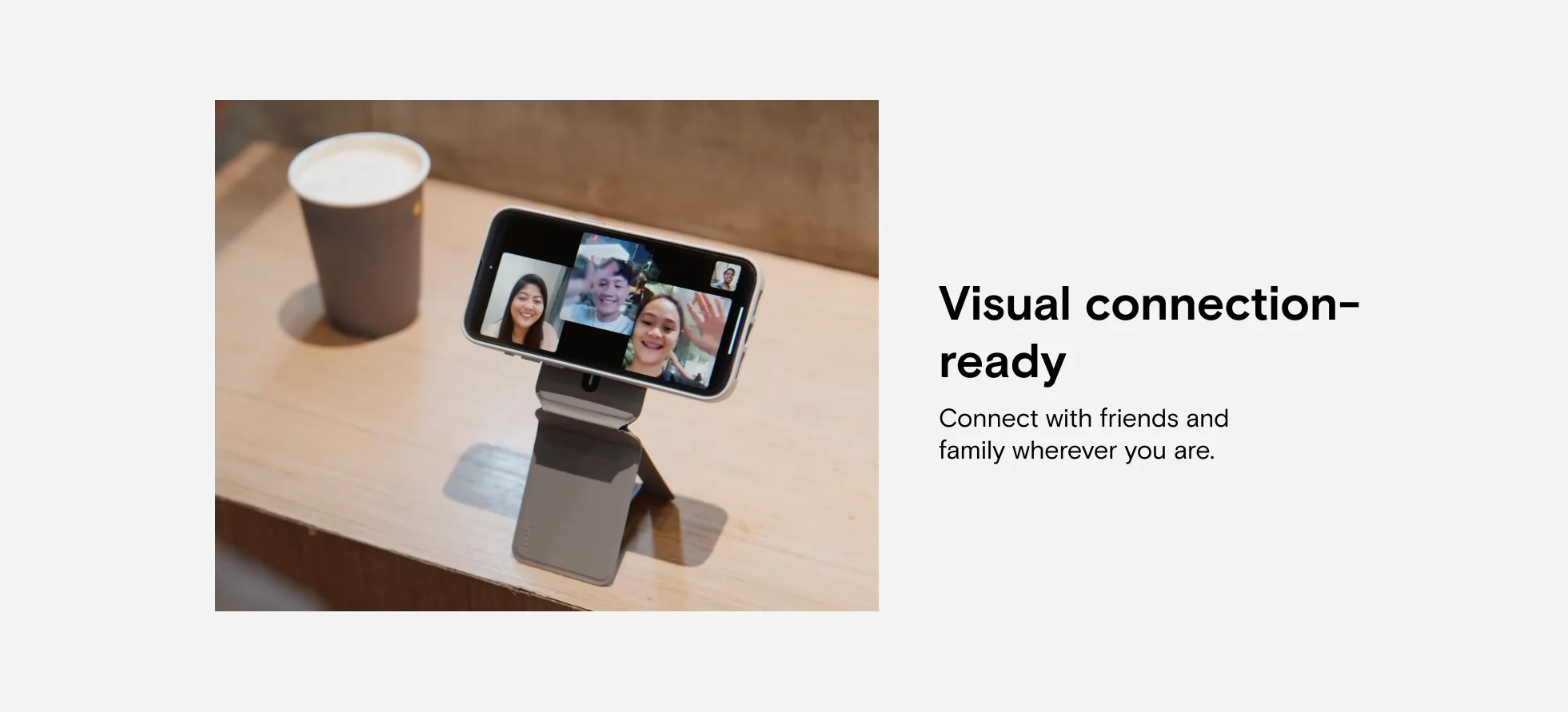 Snap Phone Tripod Wallet Movas Visual Connection Ready