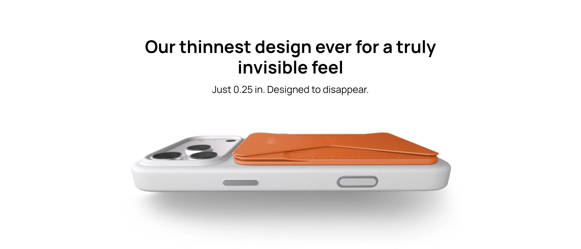 Moft Trackable Snap-on Phone Stand & Wallet Invisible Feel