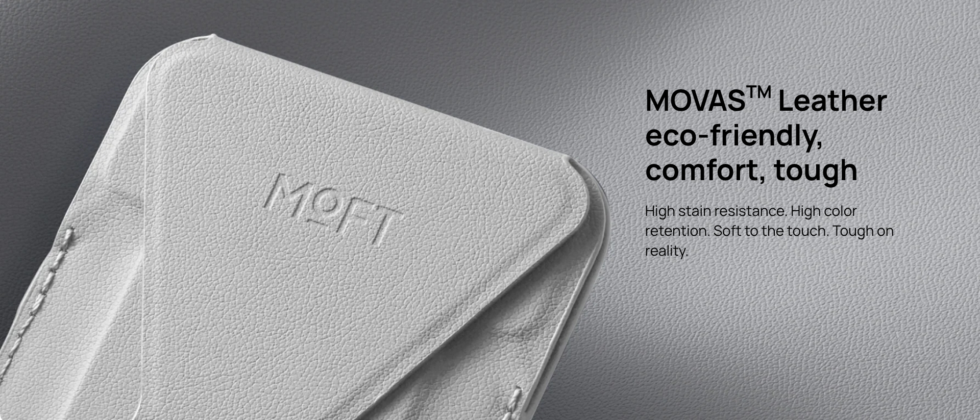 Moft Trackable Snap-on Phone Stand & Wallet Eco friendly and Comfort Feel