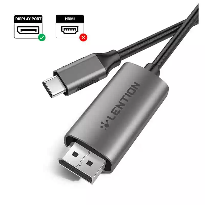 Usb-C To Display Port Cable 4K 60Hz (1.8M)
