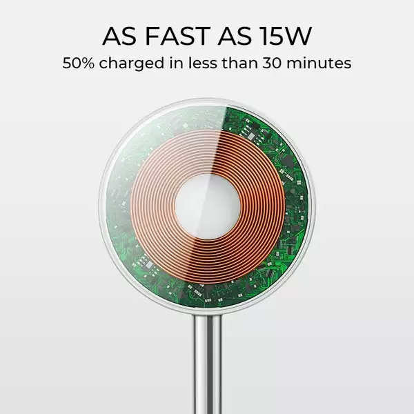 2 in 1 benks magnetic wireless charger fast charge