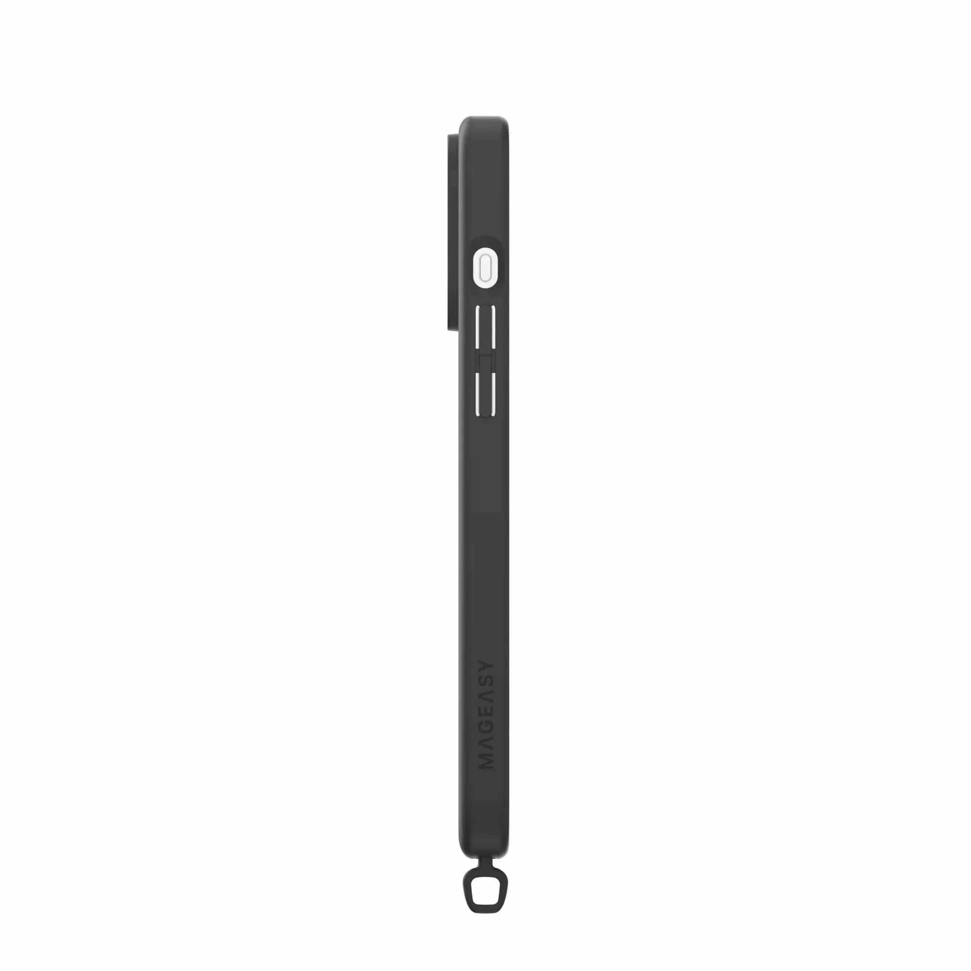Roam M + Strap Shockproof Protective Case with Lanyard for iPhone 15 Side View