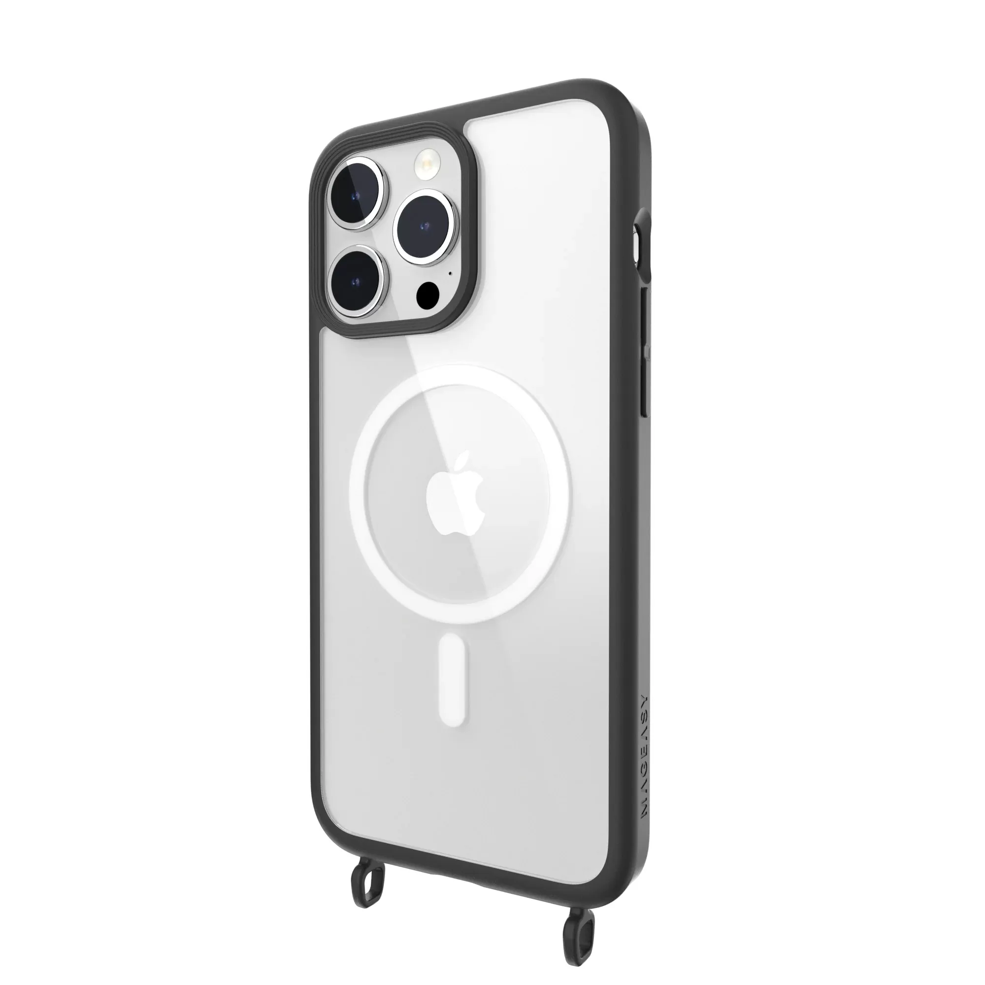 Roam M + Strap Shockproof Protective Case with Lanyard for iPhone 15 with view